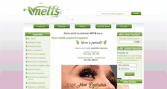 Desktop Screenshot of metis-doo.com